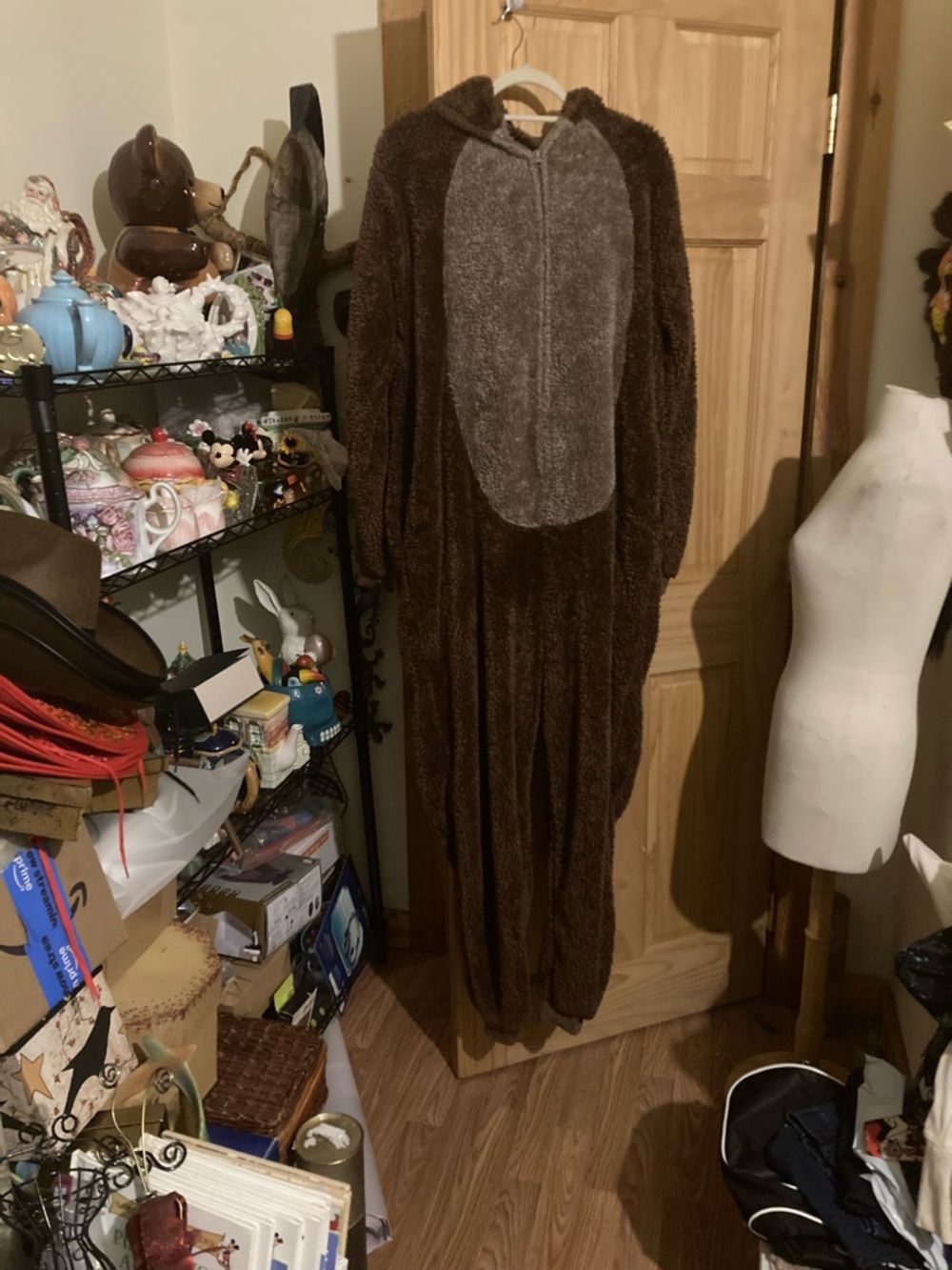 Funziez Sherpa bear adult onesie Halloween costume/cosplay